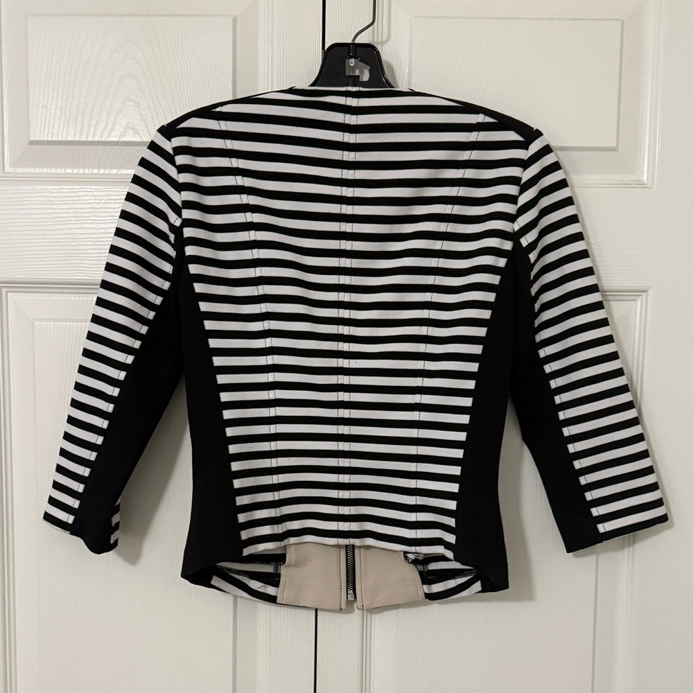 White House Black Market Striped Jacket Blazer - Picture 2 of 3